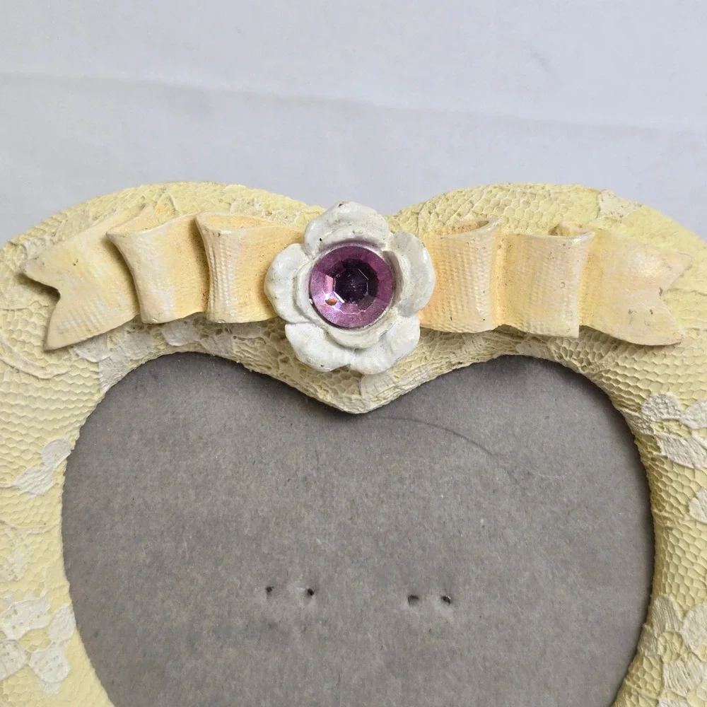 Avon Victorian Memories Birthstone Heart Picture Frame 5